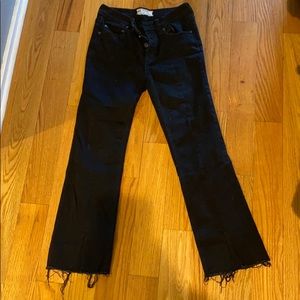 Women’s black free people jeans. Worn once.